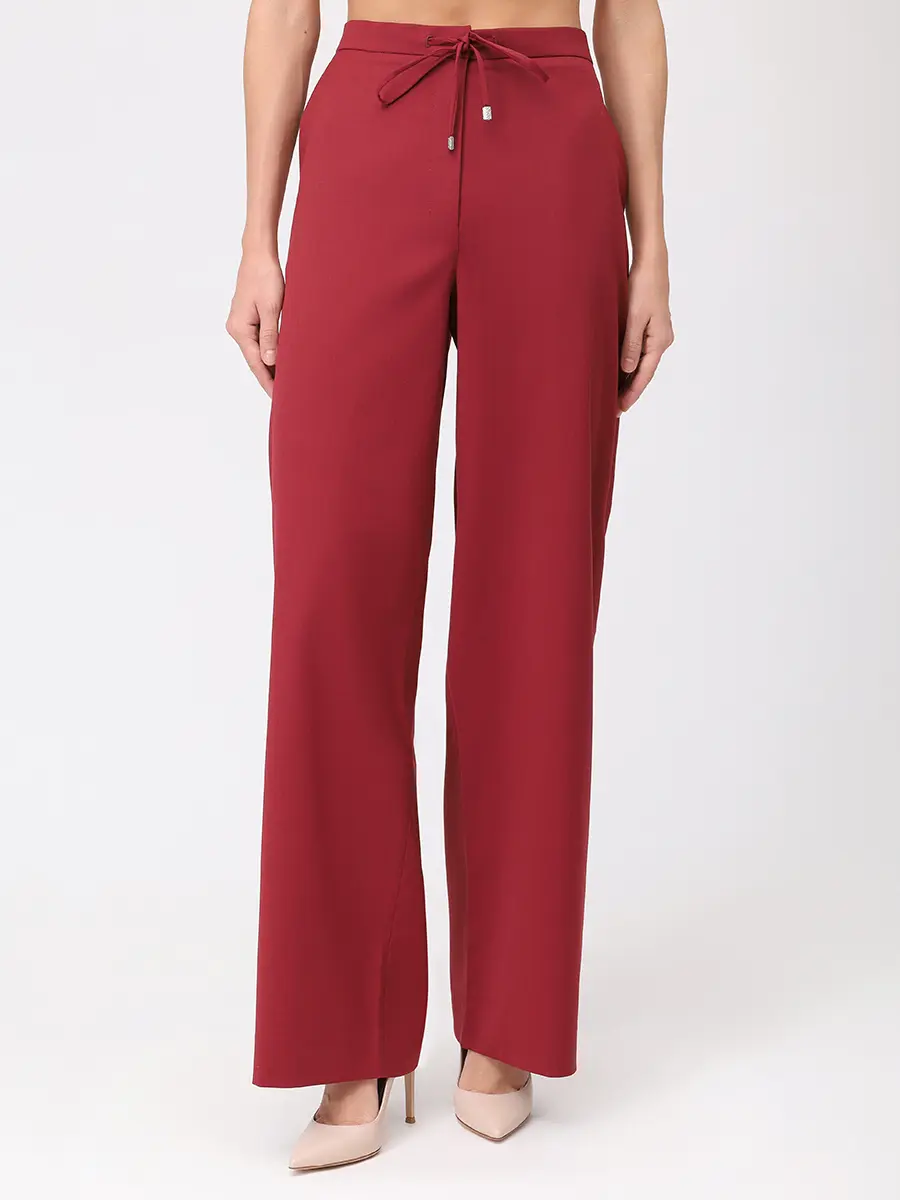 Брюки однотонные