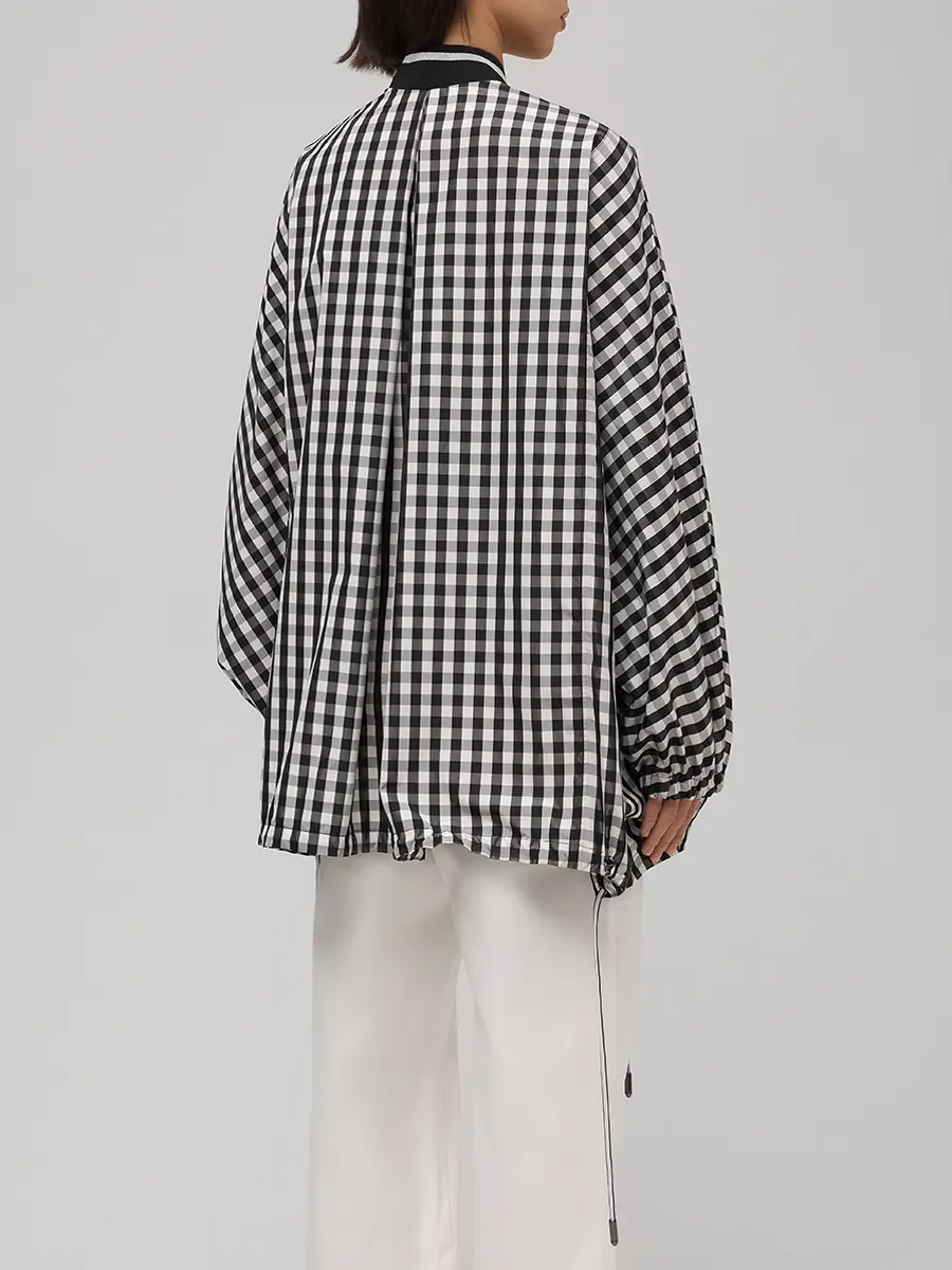 Ветровка в клетку