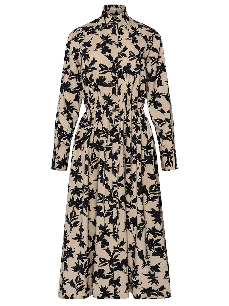 Платье из хлопка и шелка