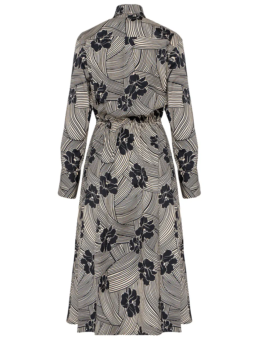 Платье из хлопка и шелка