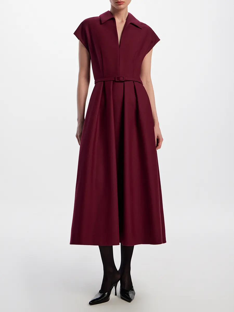 Платье шерстяное