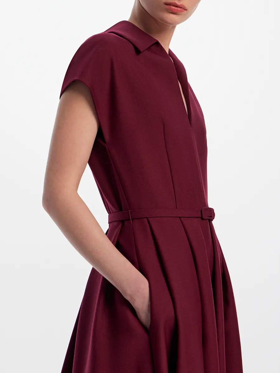 Платье шерстяное