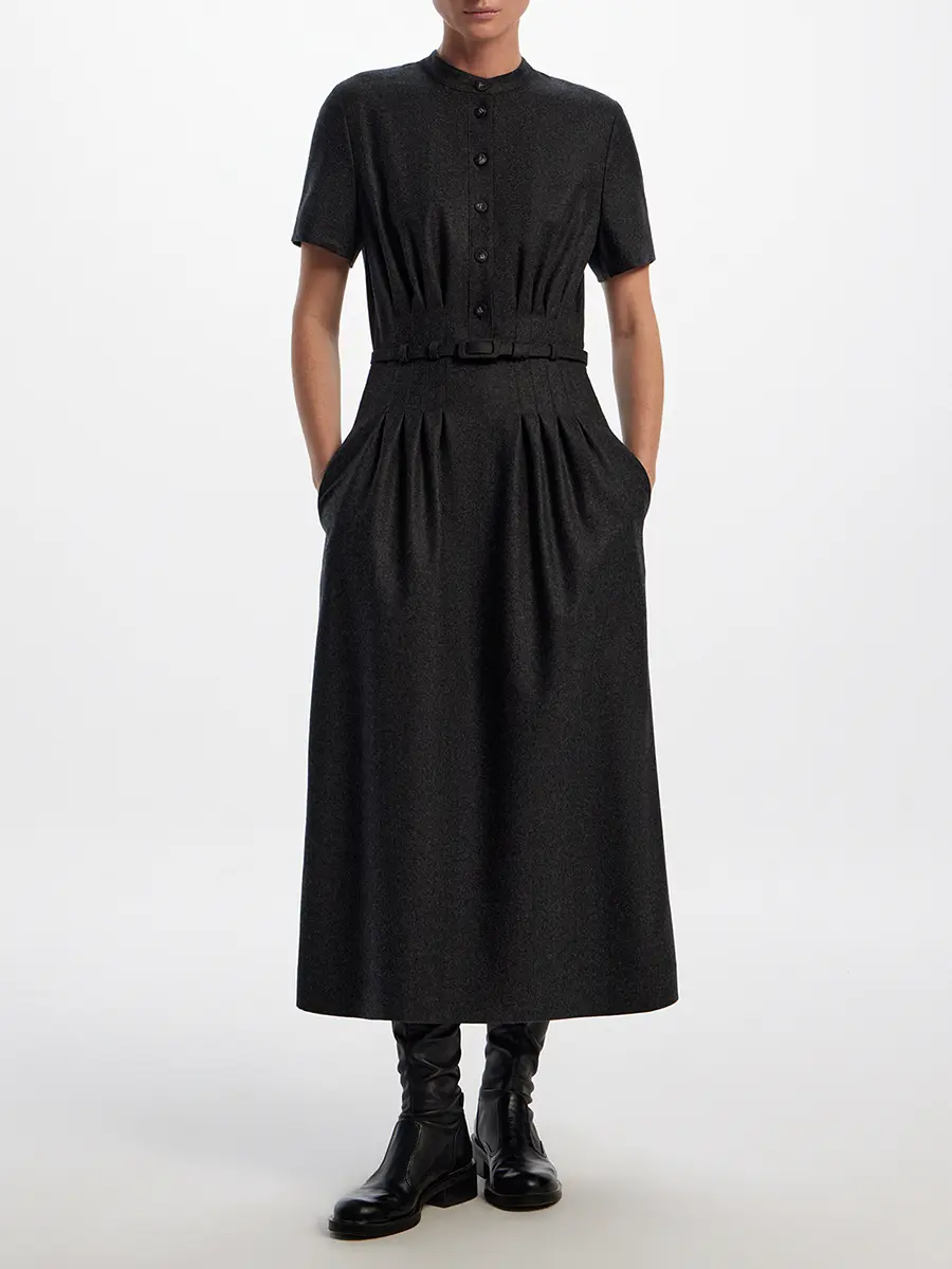 Платье из кашемира и шерсти