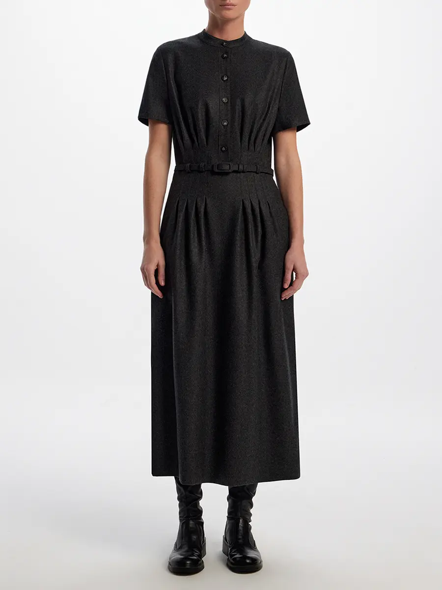 Платье из кашемира и шерсти