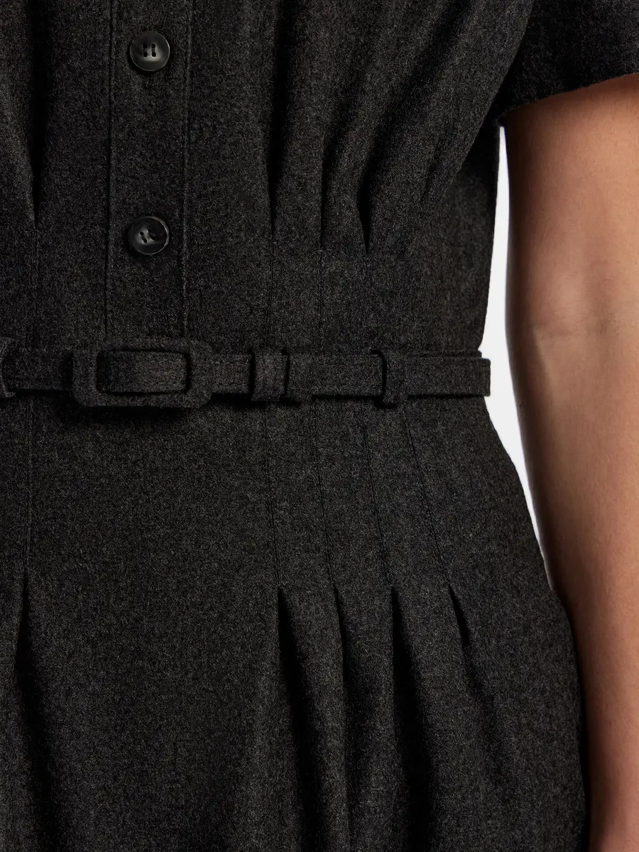 Платье из кашемира и шерсти