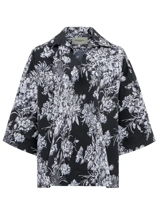 Рубашка хлопковая BESSMENNO