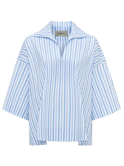 Рубашка хлопковая BESSMENNO