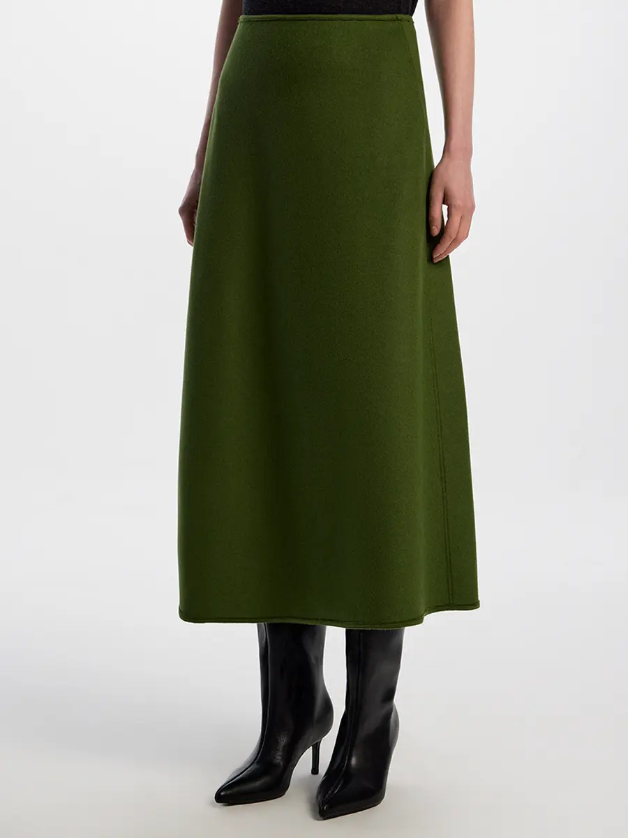 Юбка из ангоры и шерсти