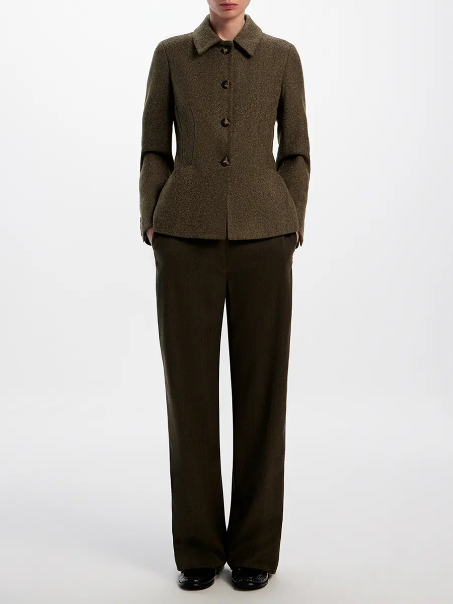 Брюки шерстяные