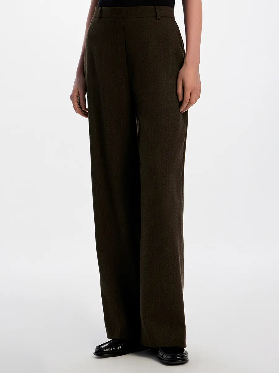 Брюки шерстяные