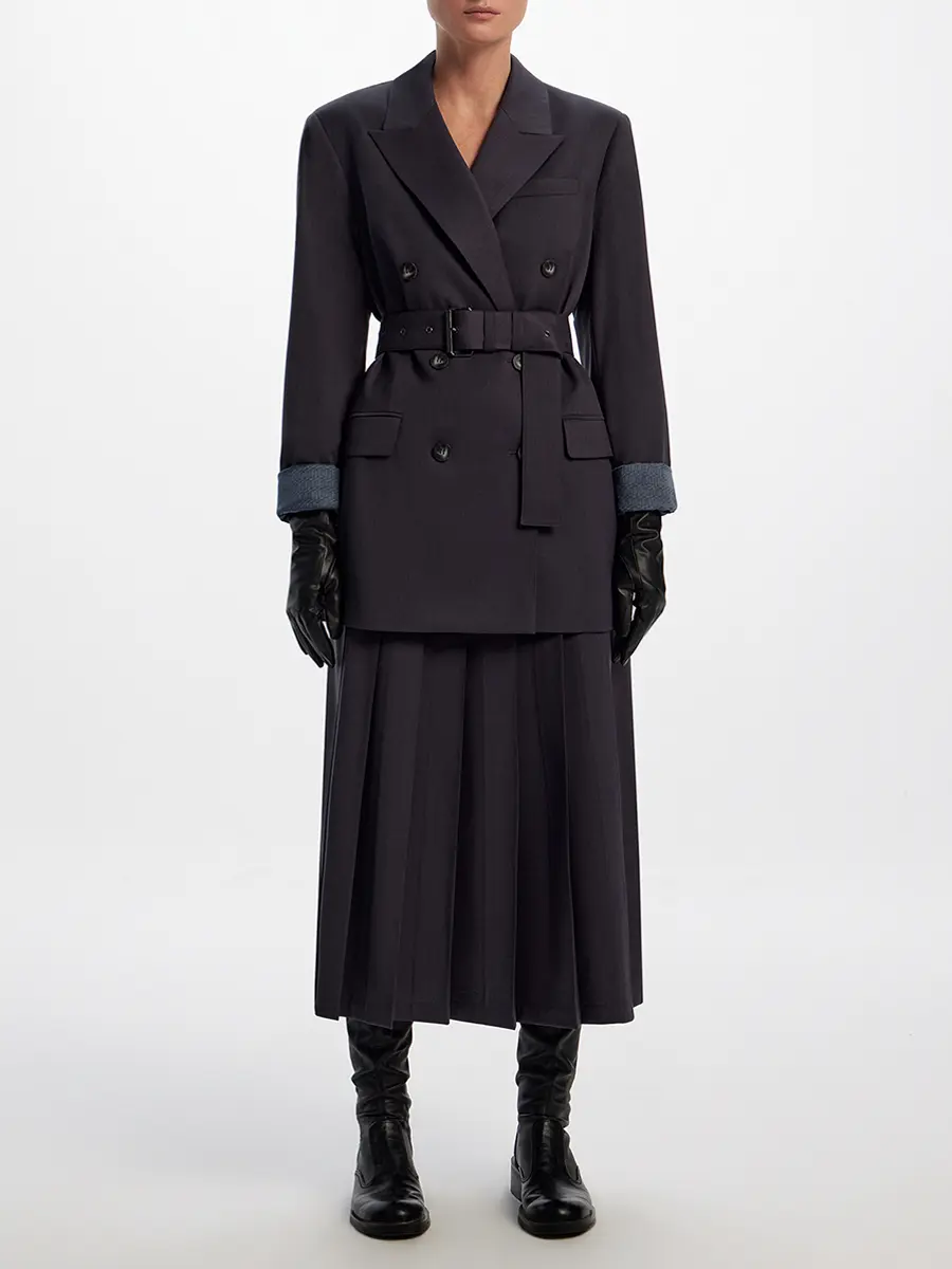 Жакет с поясом