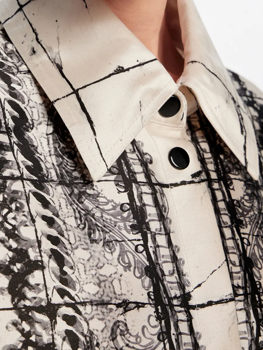 Рубашка шелковая