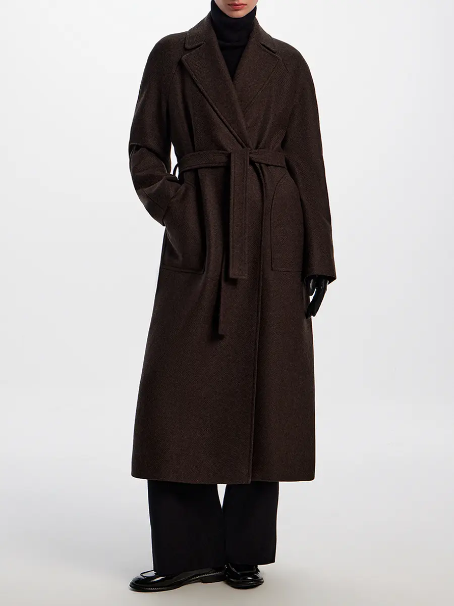 Пальто шерстяное