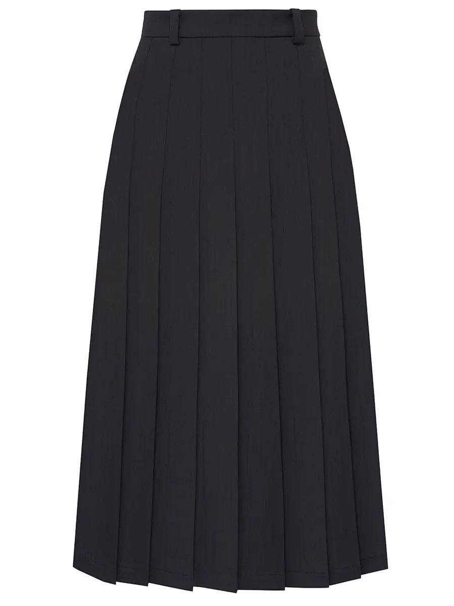 Юбка однотонная