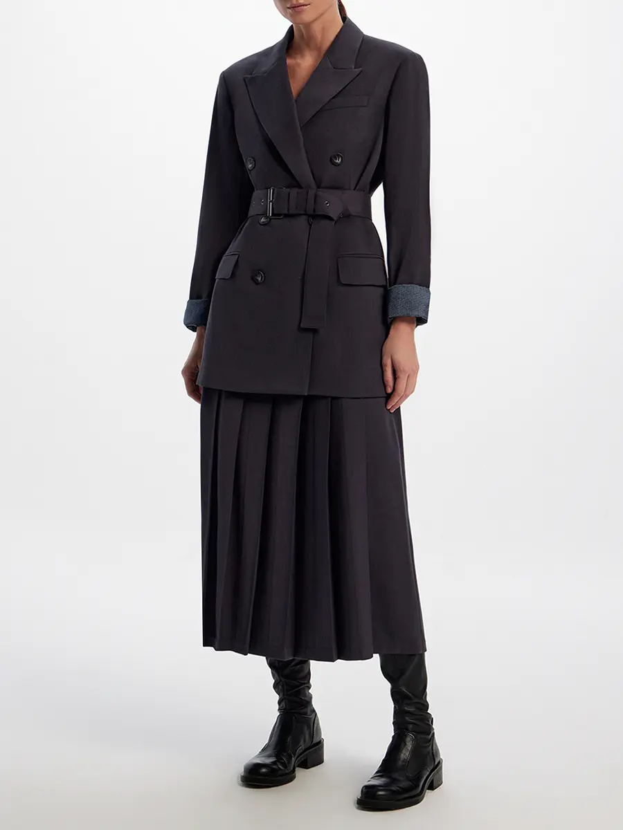 Юбка однотонная