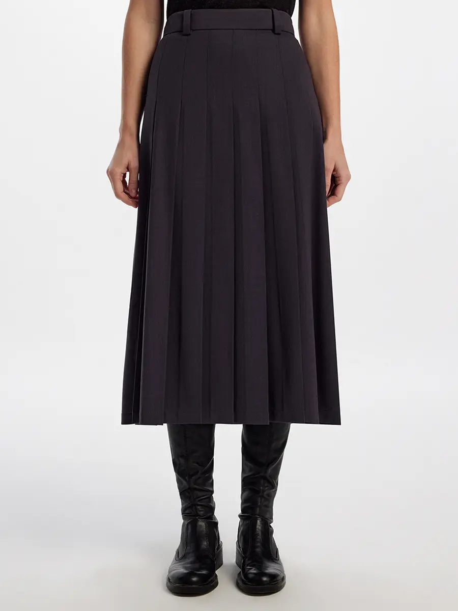 Юбка однотонная