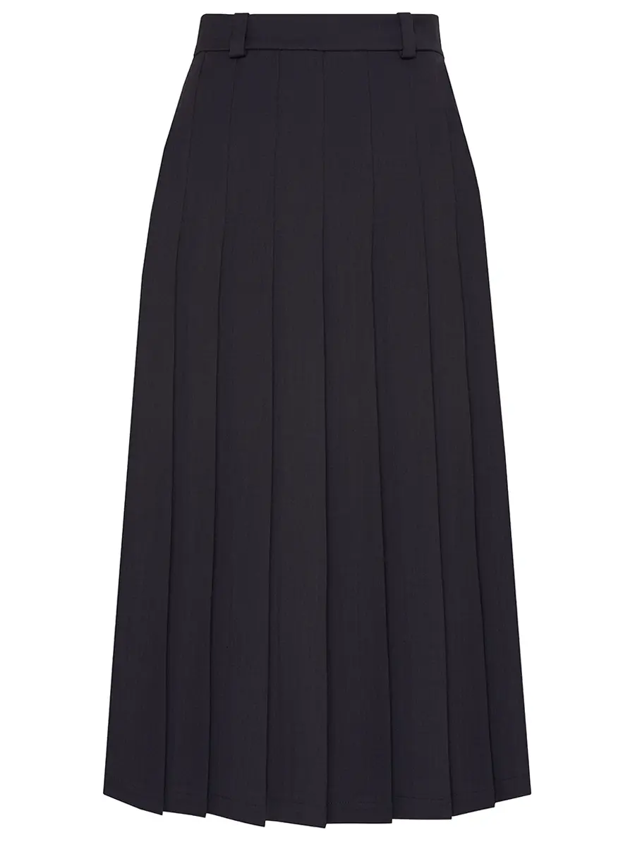 Юбка однотонная