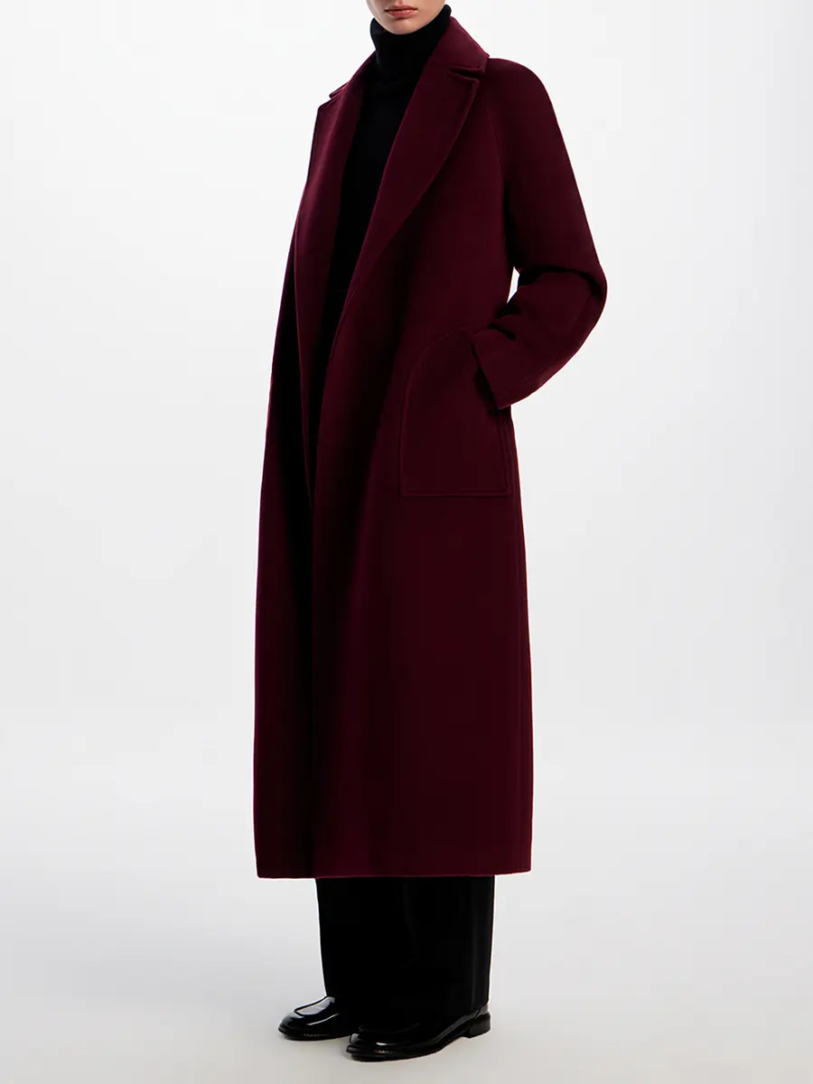 Пальто шерстяное