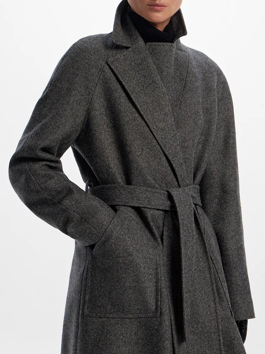 Пальто шерстяное