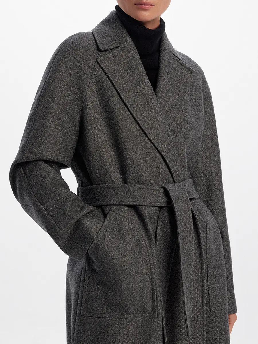 Пальто шерстяное