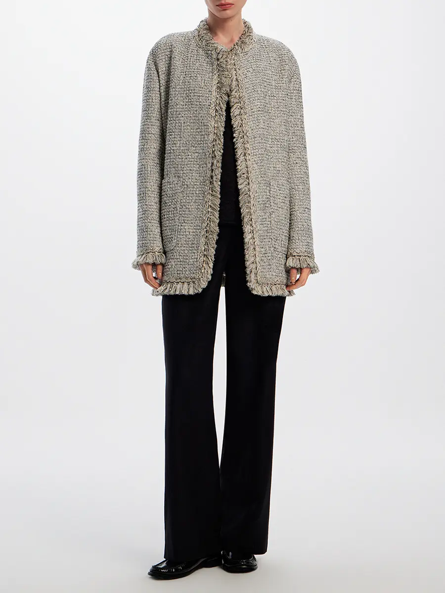 Жакет твидовый