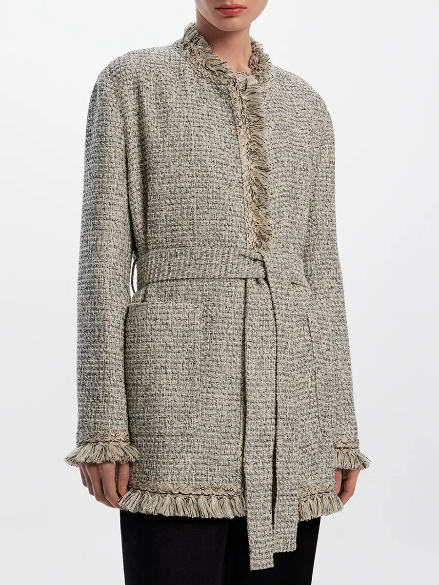 Жакет твидовый