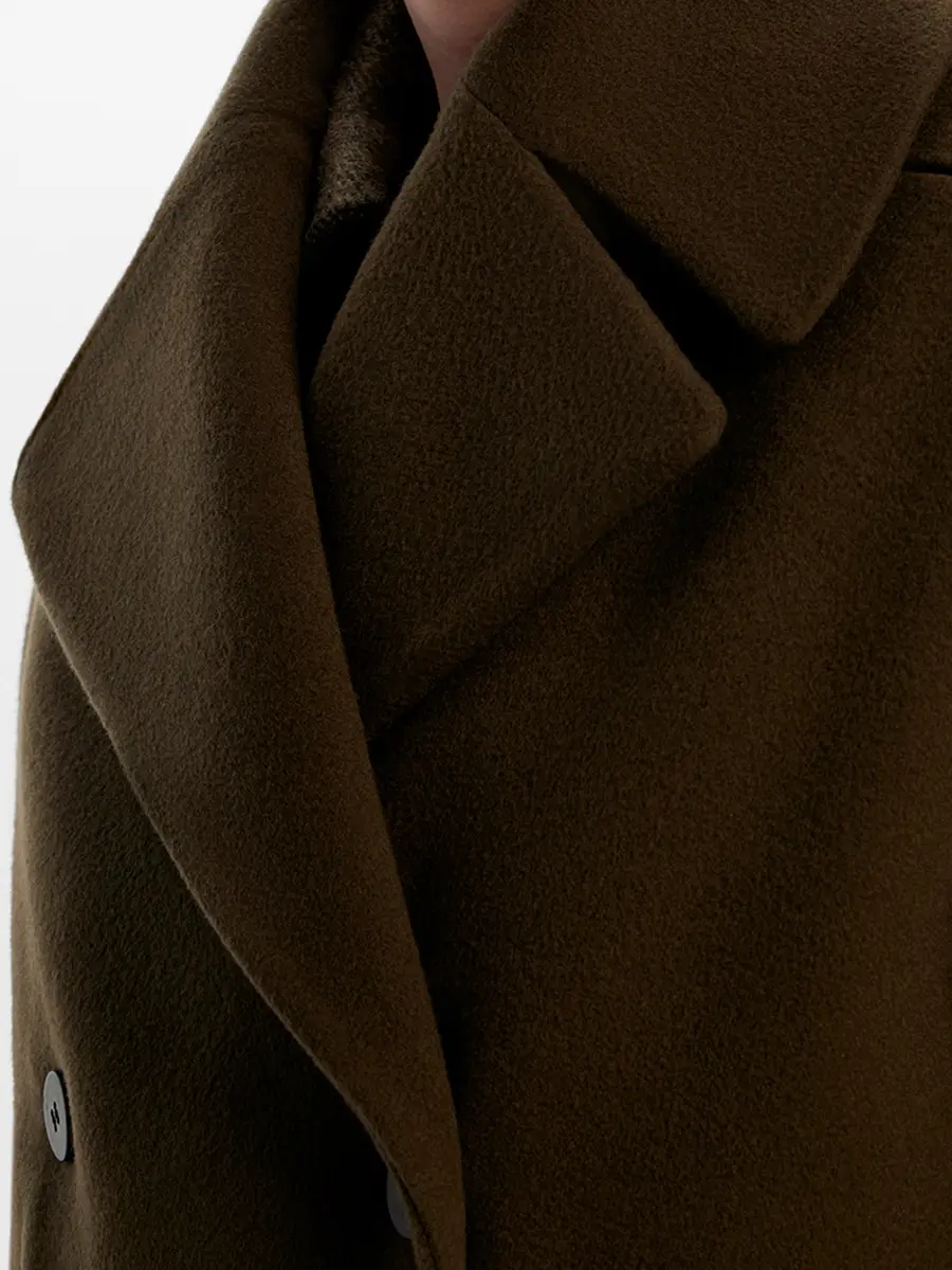 Полупальто шерстяное