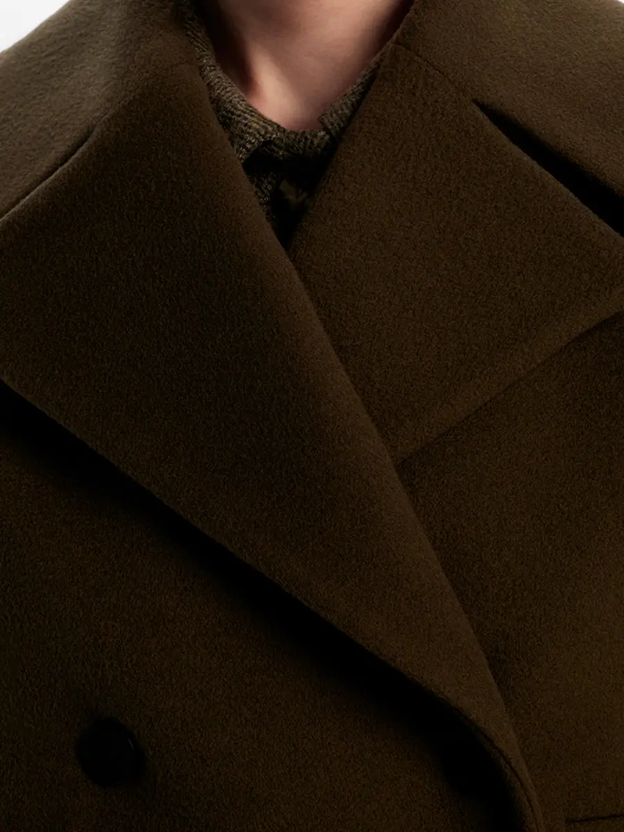 Полупальто шерстяное