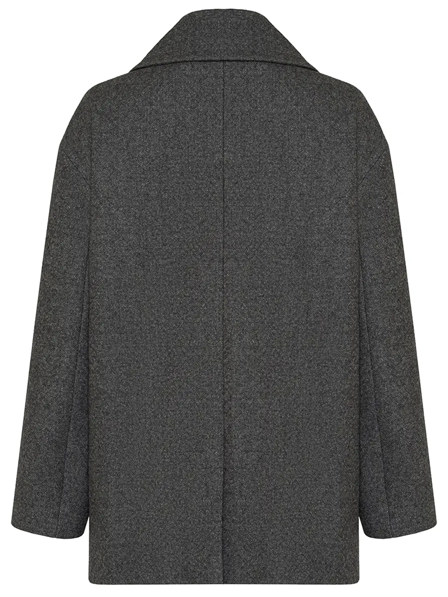 Полупальто шерстяное