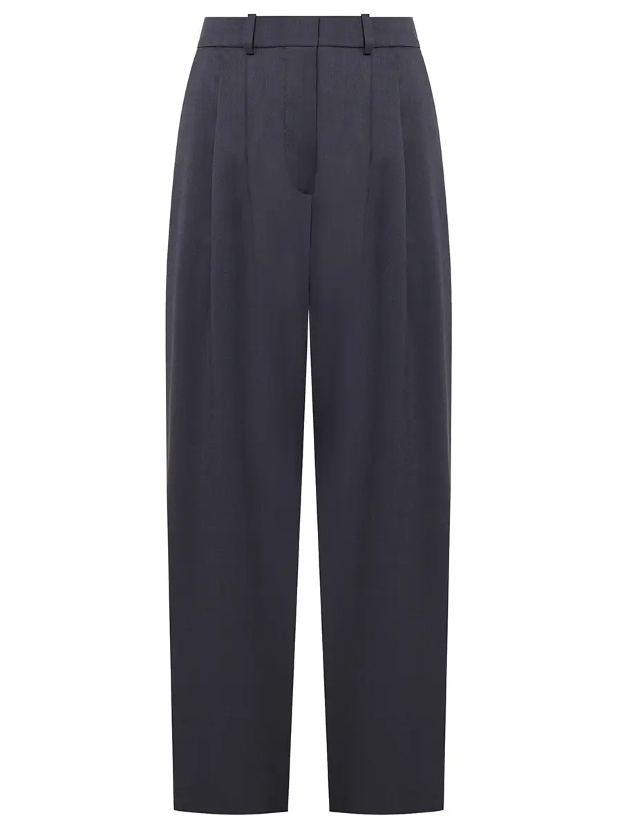 Брюки однотонные