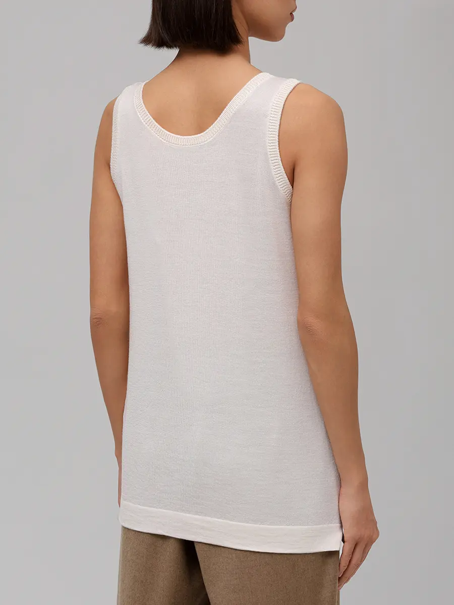 Топ из кашемира и шелка