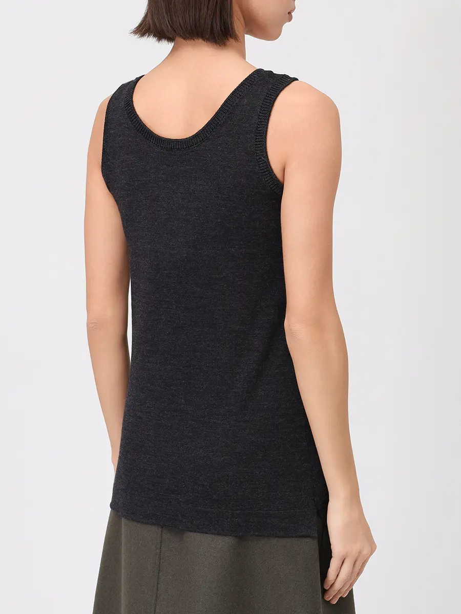 Топ из кашемира и шелка