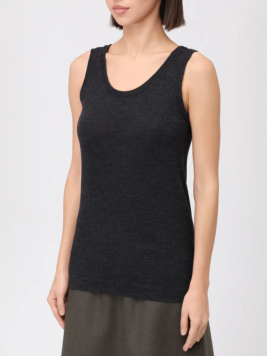 Топ из кашемира и шелка