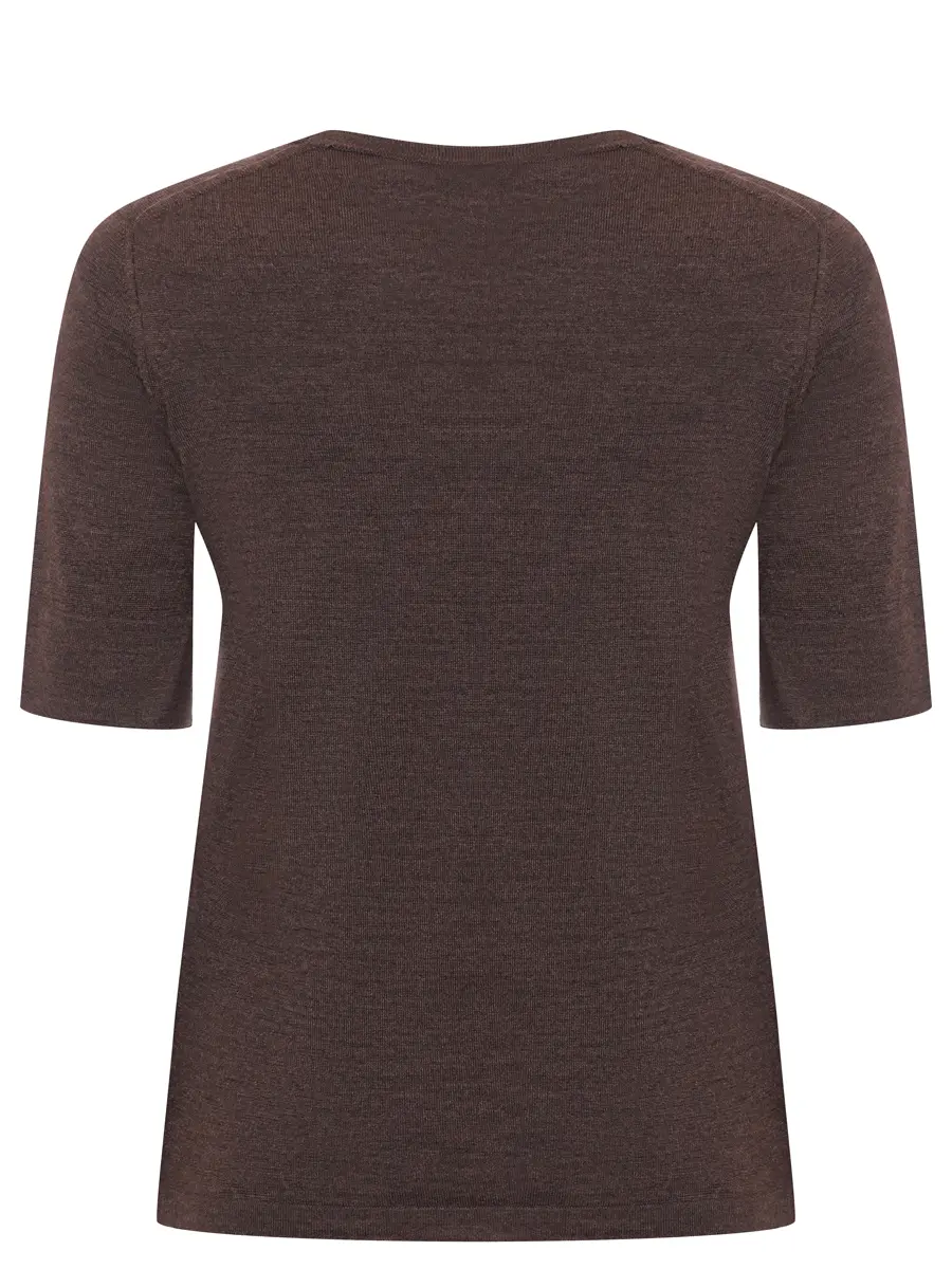 Футболка из кашемира и шелка