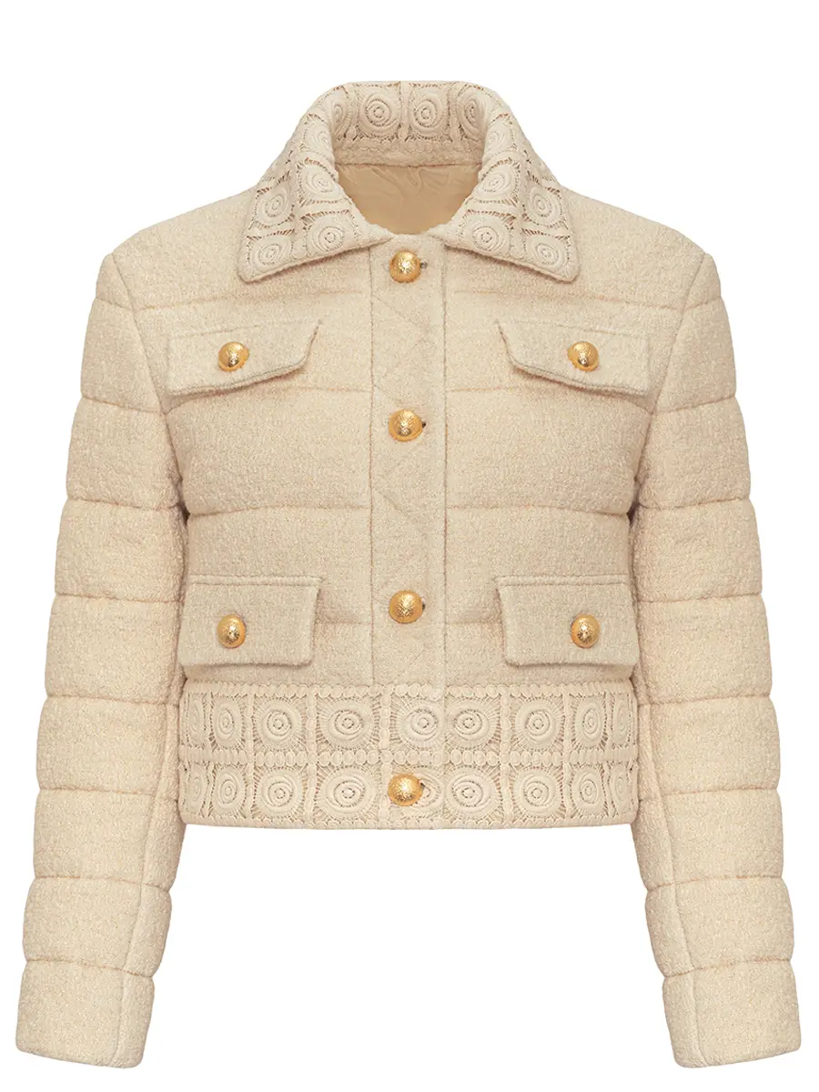 Куртка с кружевом