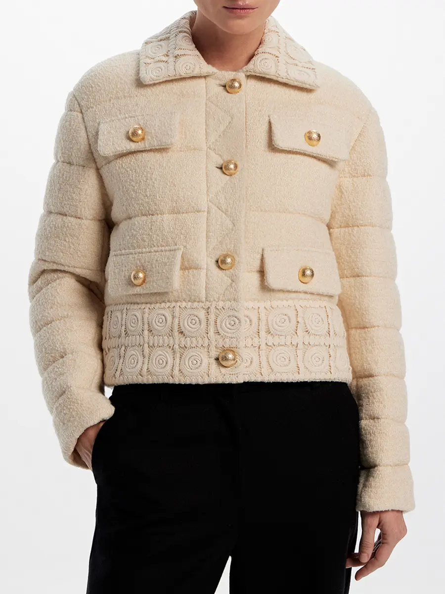 Куртка с кружевом