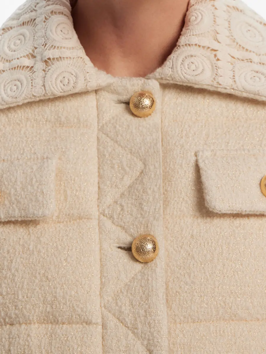 Куртка с кружевом