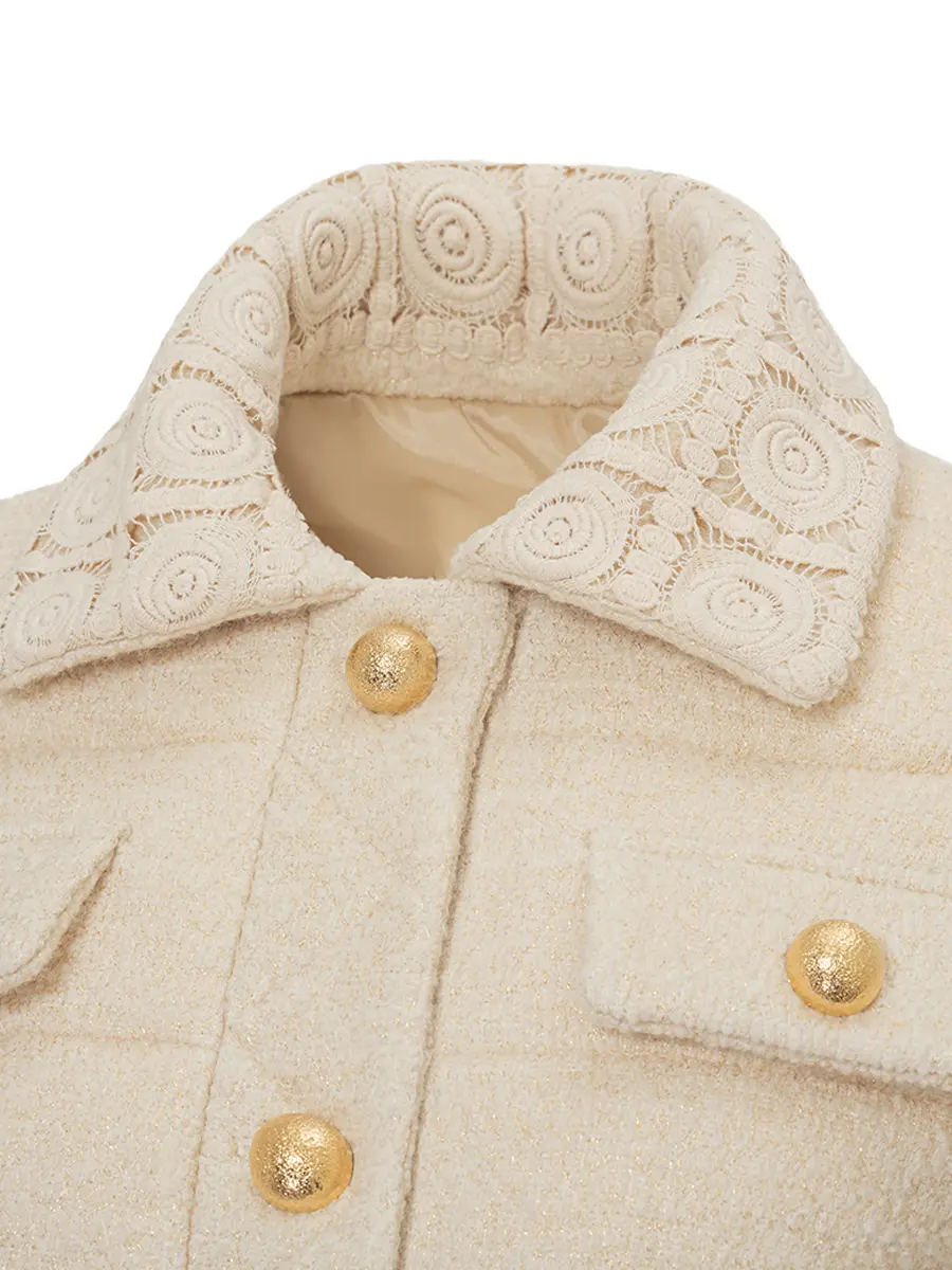 Куртка с кружевом