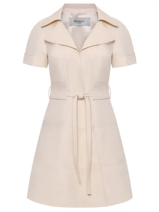 Платье однотонное BESSMENNO