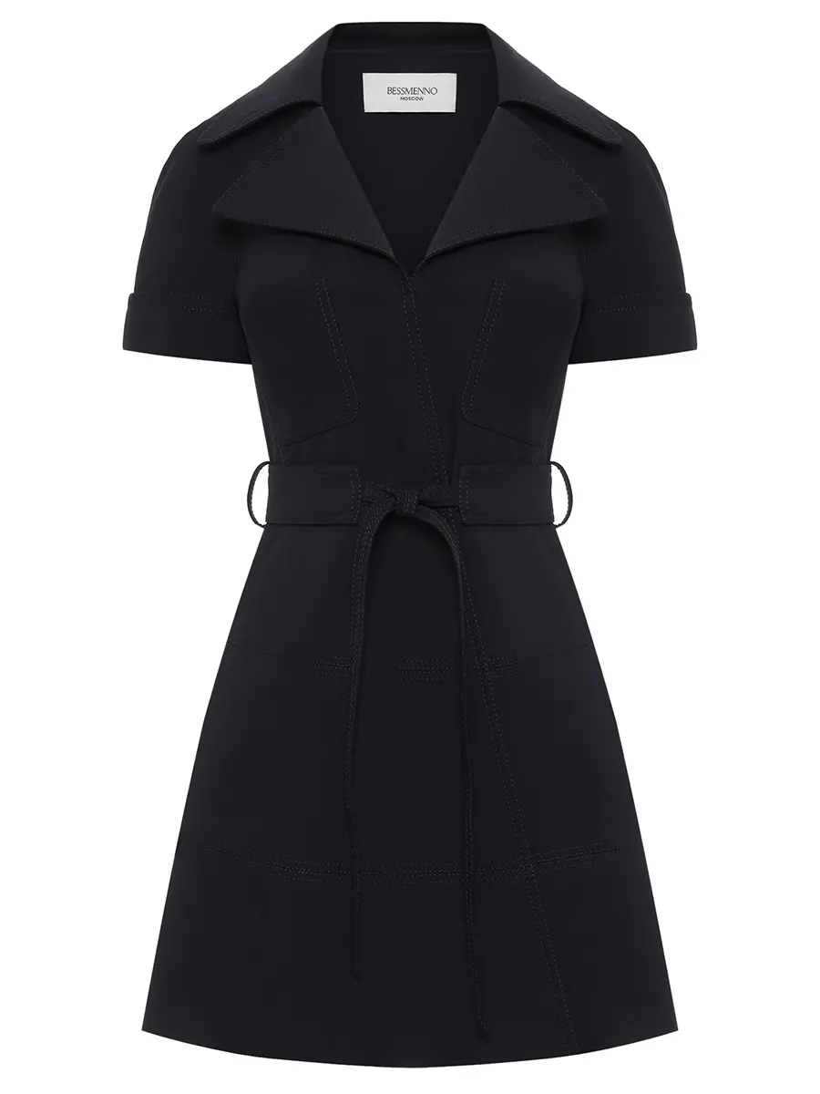 Платье шерстяное