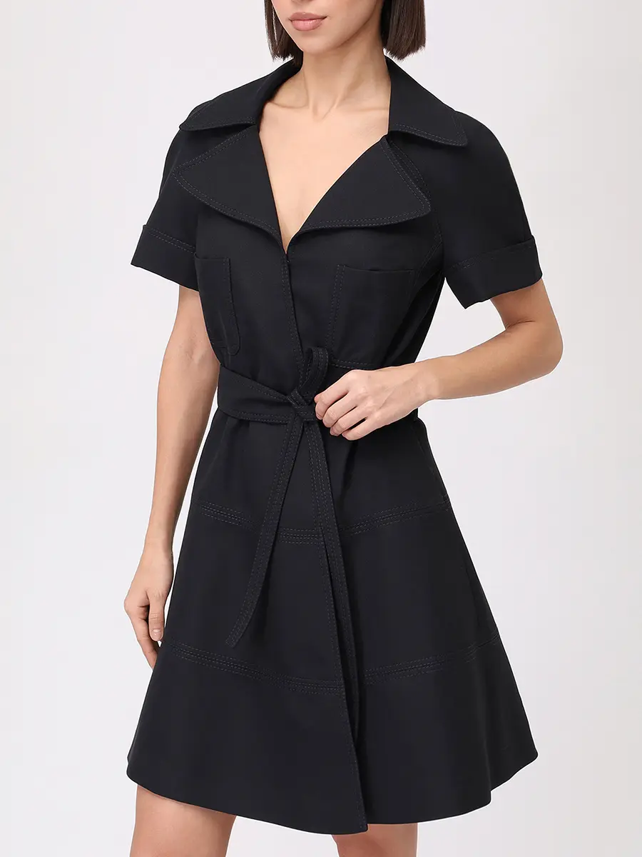 Платье шерстяное