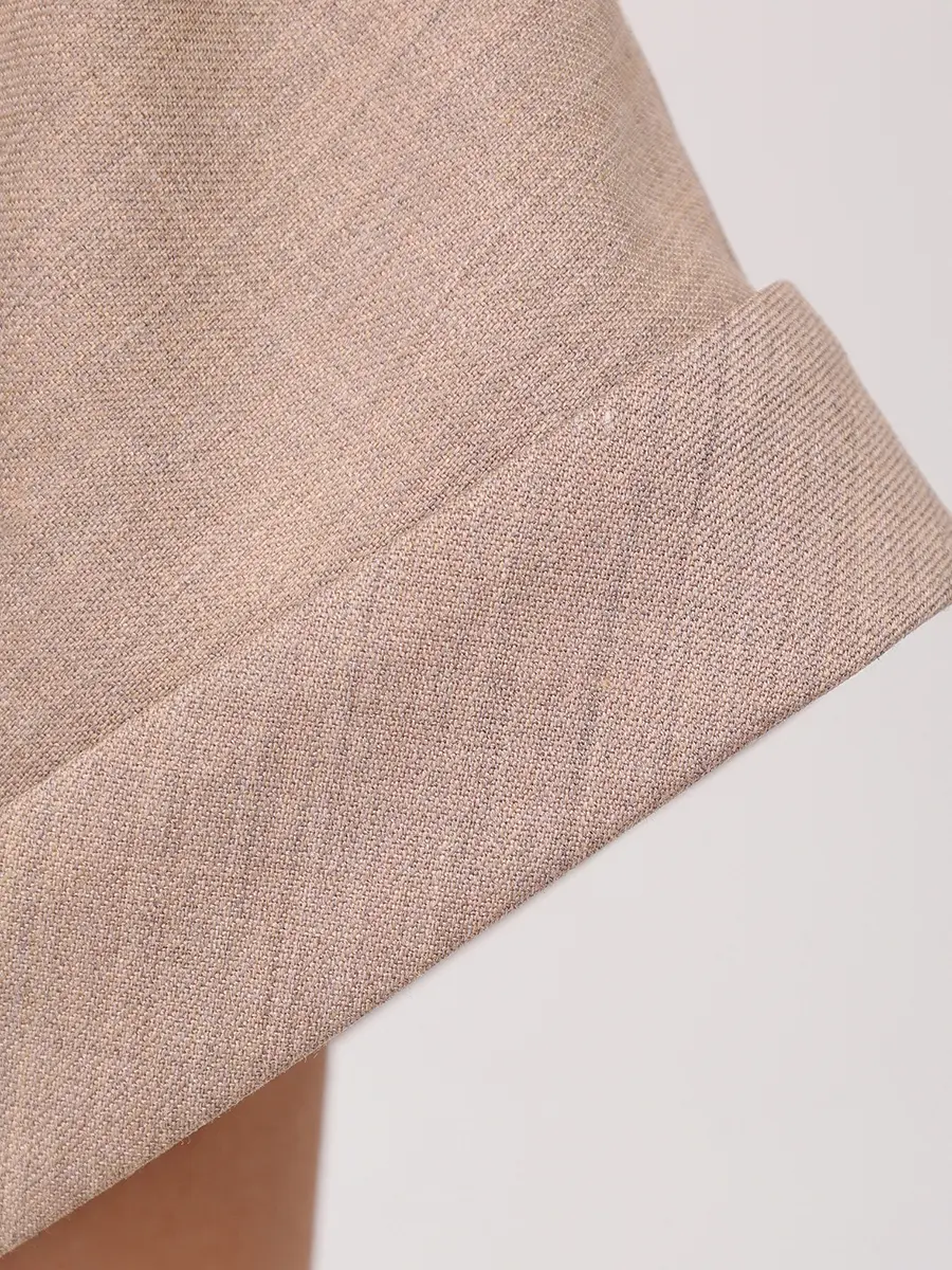 Платье-рубашка однотонное