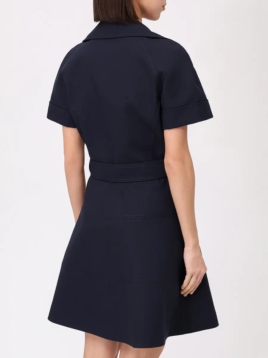 Платье однотонное