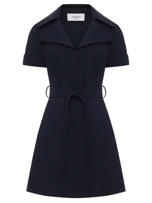 Платье однотонное BESSMENNO