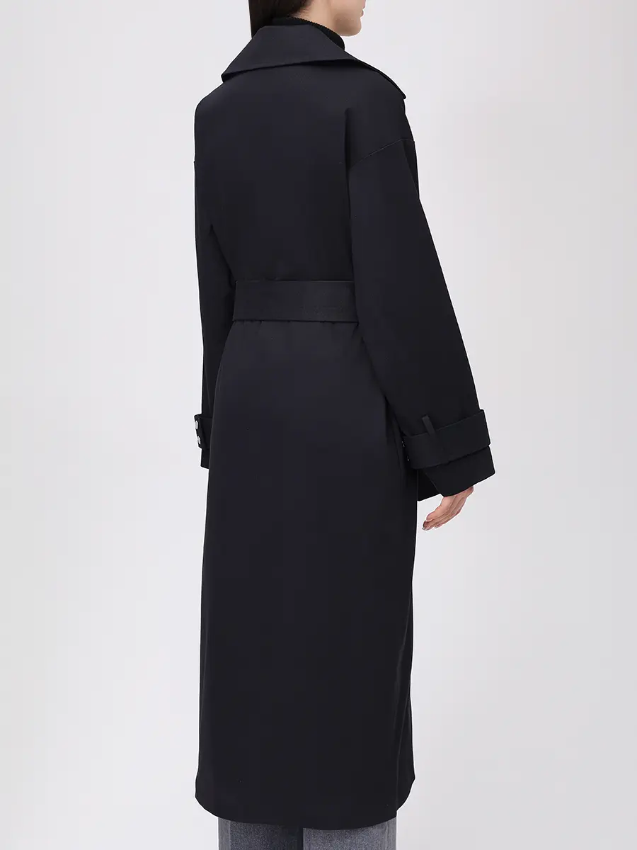 Плащ джинсовый