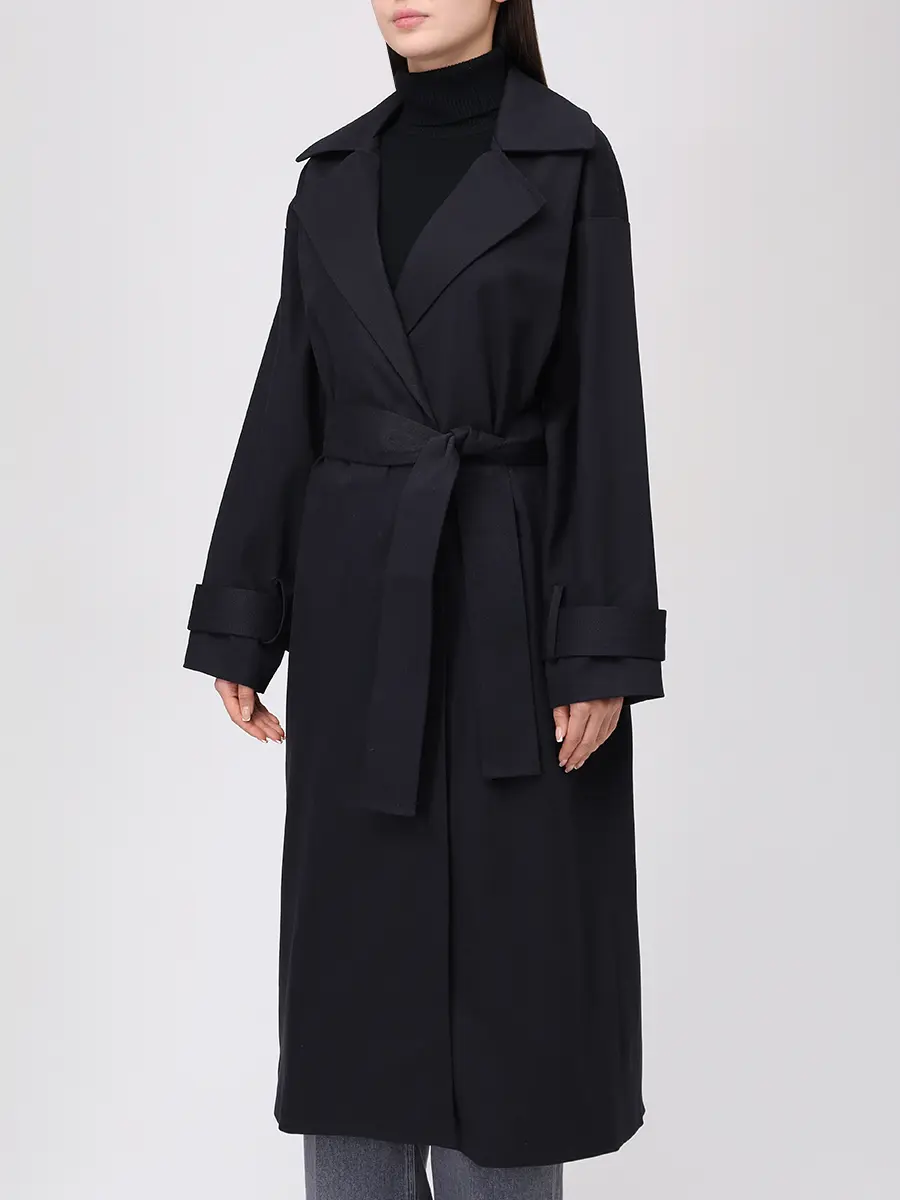 Плащ джинсовый