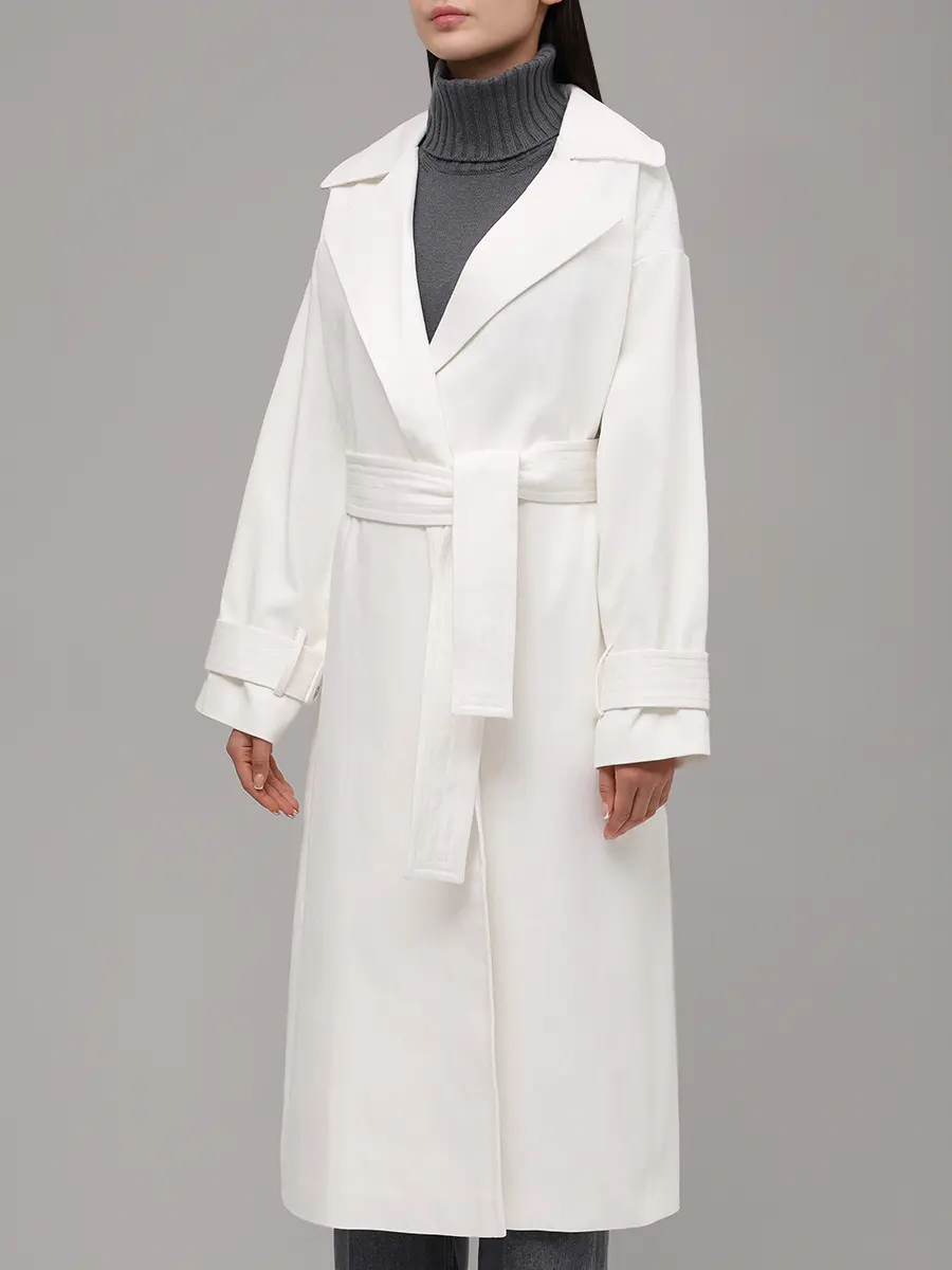 Плащ джинсовый