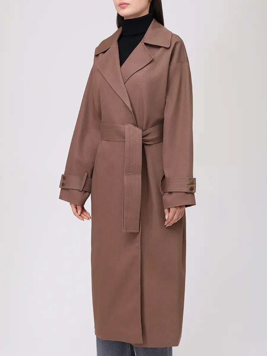 Плащ джинсовый