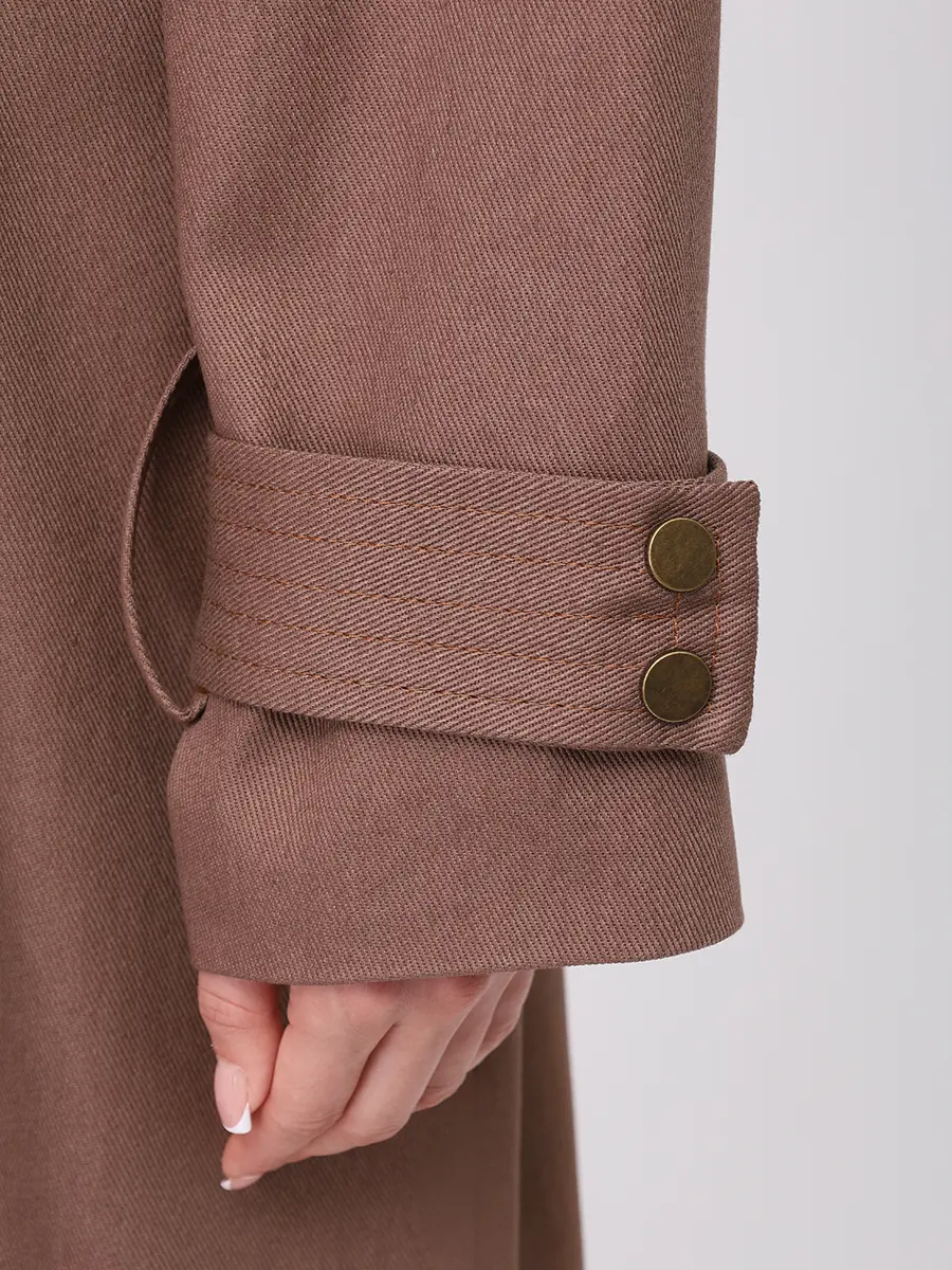 Плащ джинсовый