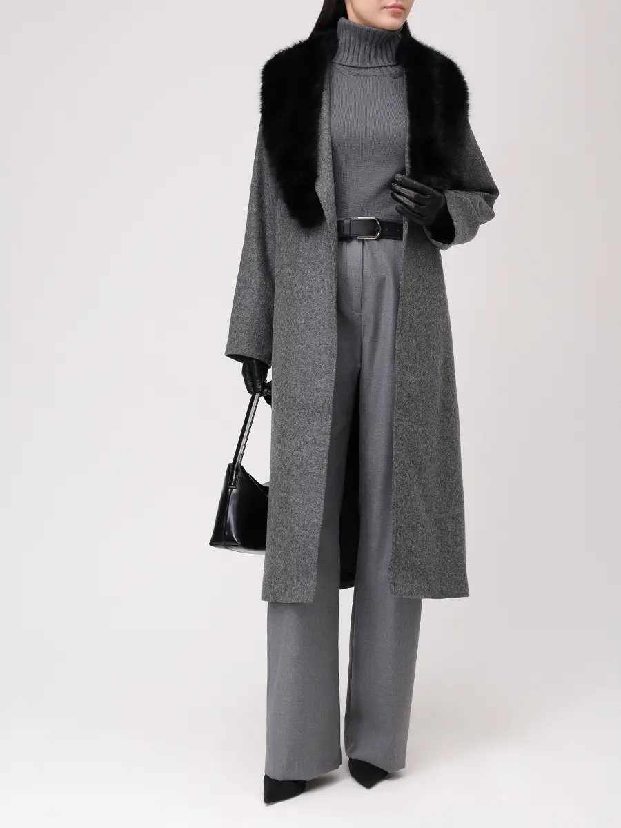 Пальто шерстяное